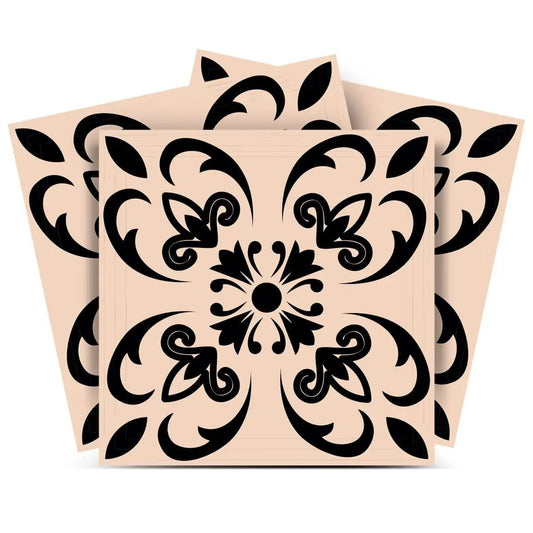 4" X 4" Mini Orchid Peel And Stick Removable Tiles - Homeroots