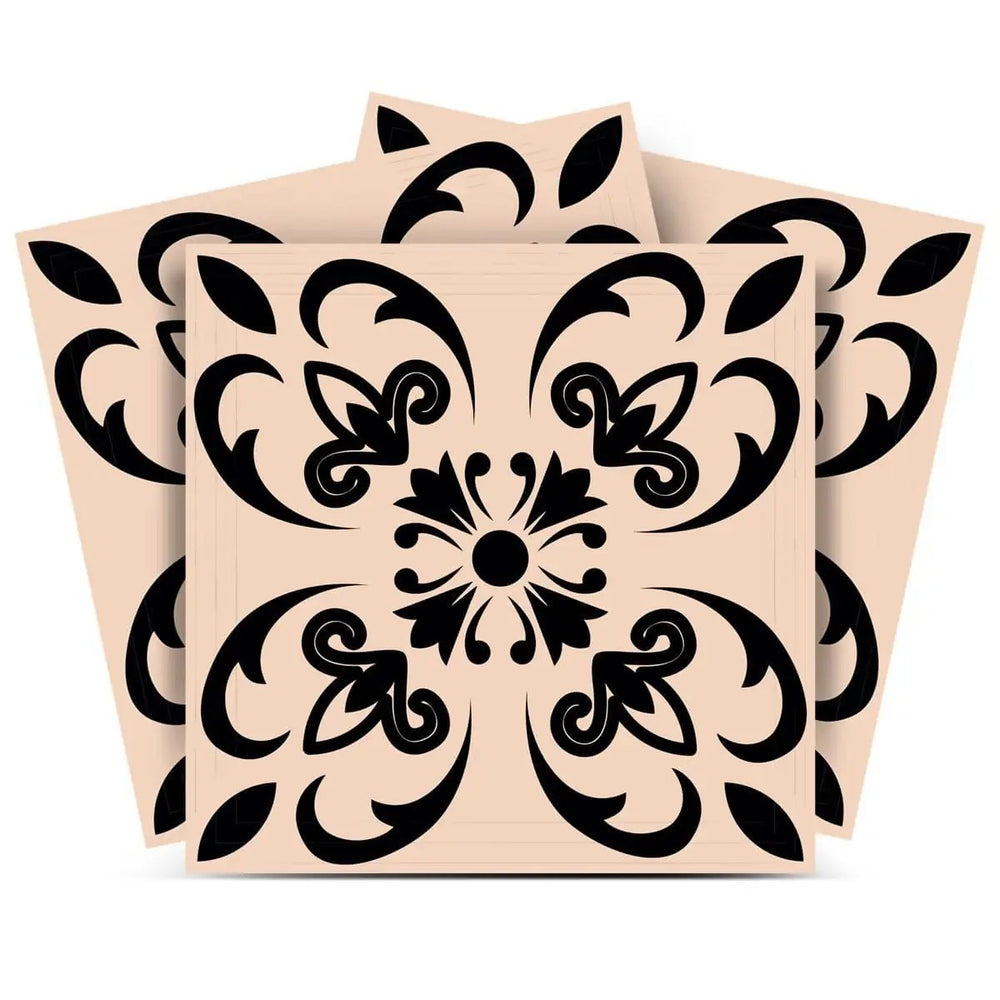 6" X 6" Mini Orchid Peel And Stick Removable Tiles - Homeroots