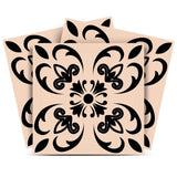 6" X 6" Mini Orchid Peel And Stick Removable Tiles - Homeroots