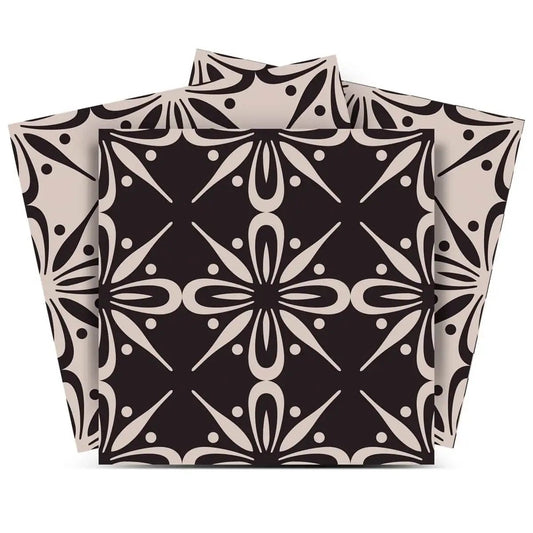 6" X 6" The Clover Peel And Stick Removable Tiles - Homeroots