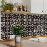 6" X 6" Black Sheep Peel And Stick Removable Tiles - Homeroots