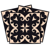 7" X 7" Black Sheep Peel And Stick Removable Tiles - Homeroots