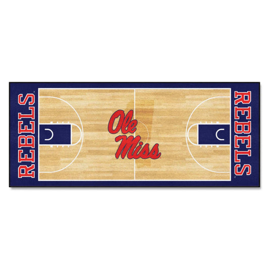 Ole Miss Rebels Court Runner Rug - 30in. x 72in. - Ole Miss - Flyclothing LLC