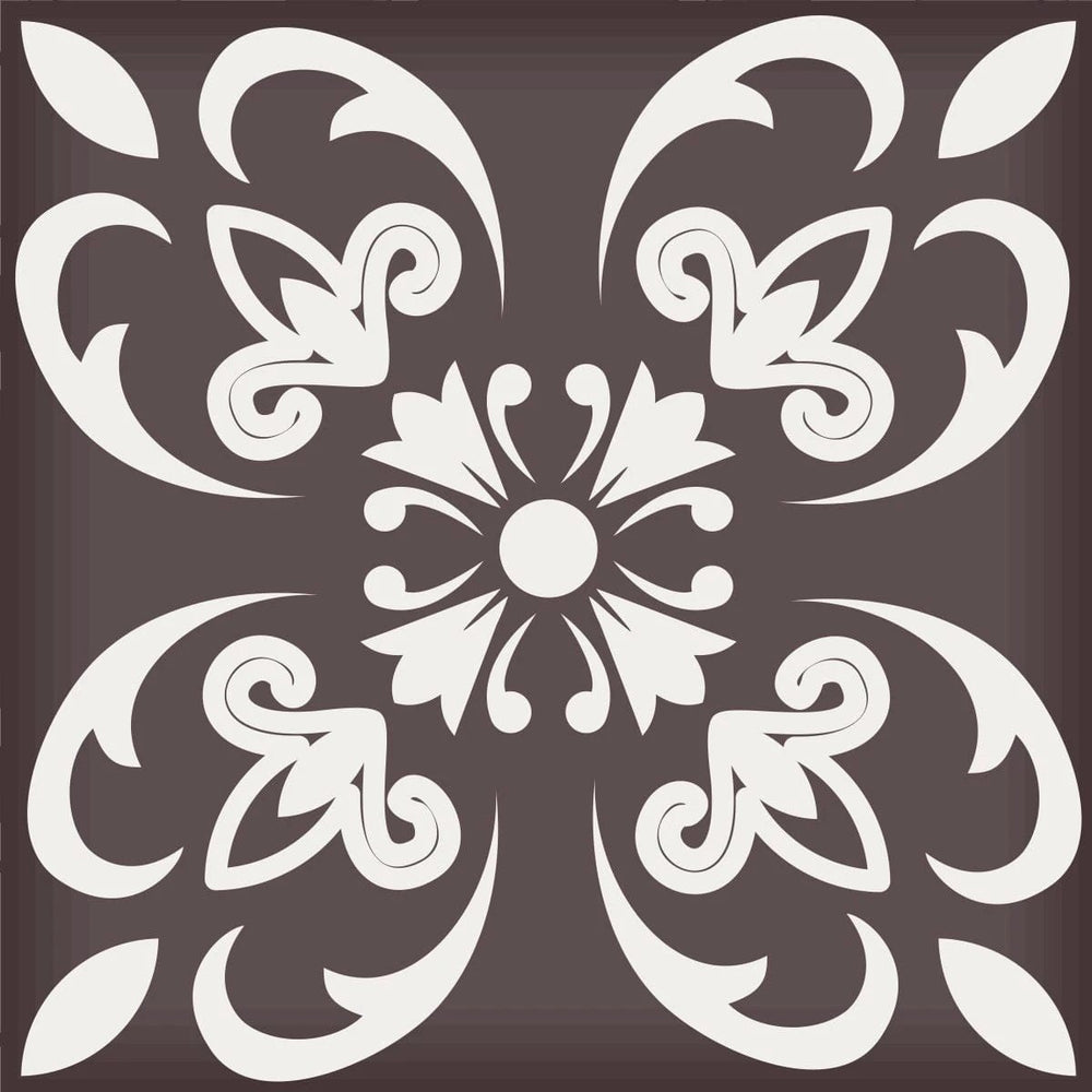 4" X 4" Light Brown And White Mosaic Peel And Stick Removable Tiles - Homeroots - Flyclothing LLC