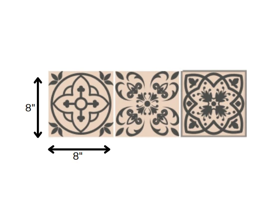 8" X 8" Espresso Brown Mosaic Peel And Stick Removable Tiles - Homeroots - Flyclothing LLC