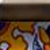 6" X 6" Orange Red And Blue Peel And Stick Removable Tiles - Homeroots