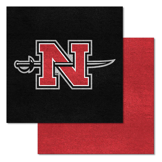 Nicholls State Colonels Team Carpet Tiles - 45 Sq Ft. - Nicholls State - Flyclothing LLC