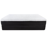 10.5" Lux Gel Infused Memory Foam And High Density Foam Mattress Twin - Homeroots