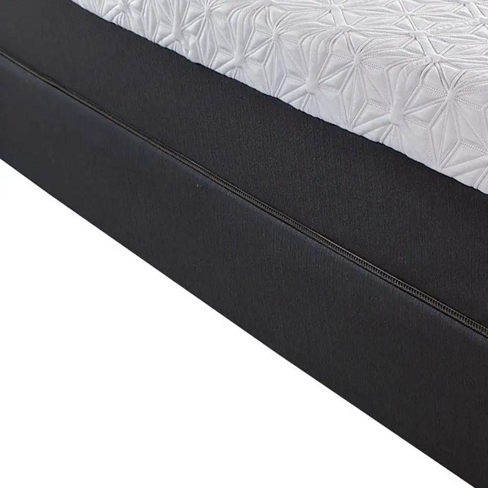 11.5" Lux Copper Infused Gel Memory Foam And High Density Foam Mattress Twin - Homeroots