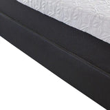 11.5" Lux Copper Infused Gel Memory Foam And High Density Foam Mattress Twin - Homeroots