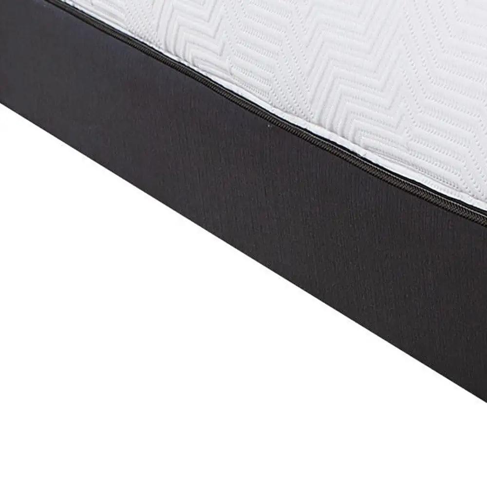 10.5" Hybrid Lux Memory Foam And Wrapped Coil Mattress Twin - Homeroots