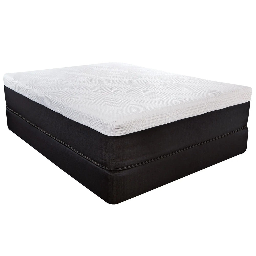 14" Hybrid Lux Memory Foam And Wrapped Coil Mattress Twin - Homeroots