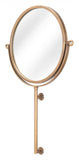 Gold Round Wall Mount Mirror - Homeroots - Flyclothing LLC