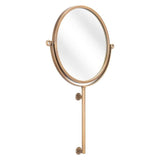 Gold Round Wall Mount Mirror - Homeroots - Flyclothing LLC