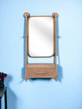 36" Gold Steel Framed Accent Mirror - Homeroots - Flyclothing LLC
