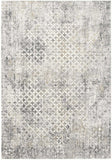 4' X 6' Gray And Ivory Distressed Area Rug - Homeroots - Flyclothing LLC