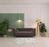 4' X 6' Gray And Ivory Distressed Area Rug - Homeroots - Flyclothing LLC