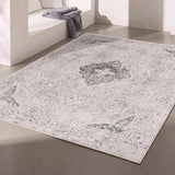 4' X 6' Grey Oriental Area Rug - Homeroots - Flyclothing LLC