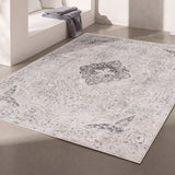 5' X 8' Gray Distressed Decorative Area Rug - Homeroots - Flyclothing LLC