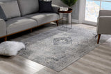 5' X 8' Gray Distressed Decorative Area Rug - Homeroots - Flyclothing LLC