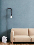 Black Industrial and White Marble Bulb Floor Lamp - Homeroots - Flyclothing LLC