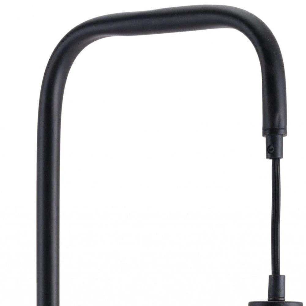 Black Industrial and White Marble Bulb Floor Lamp - Homeroots - Flyclothing LLC