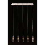 Stark Five Bulb Clear Ceiling Lamp - Homeroots - Flyclothing LLC