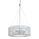 Silver Lantern Metal Chandelier With Silver Shades - Homeroots - Flyclothing LLC