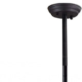 Black Kitchen Island Six Light Metal Ceiling Light - Homeroots - Flyclothing LLC