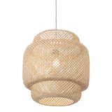 Natural Boho Weave Ceiling Lamp - Homeroots - Flyclothing LLC