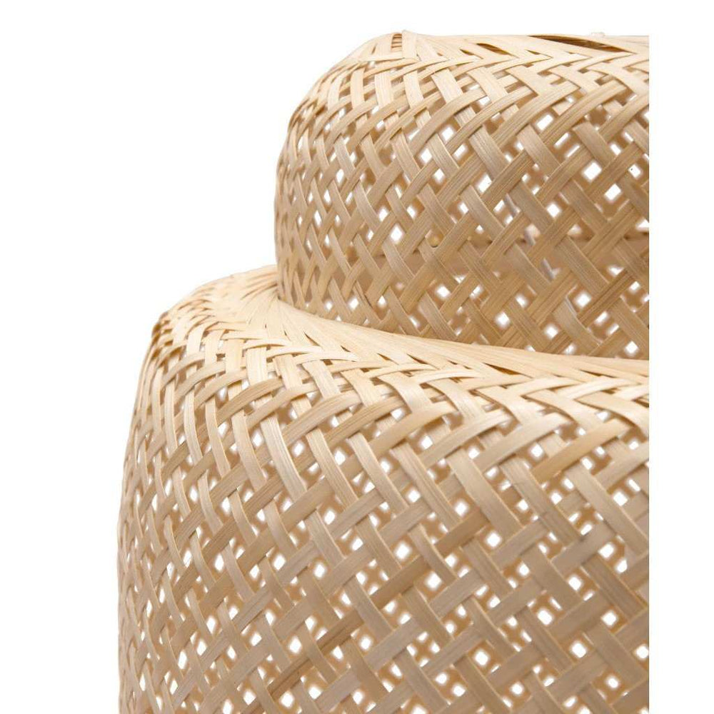 Natural Boho Weave Ceiling Lamp - Homeroots - Flyclothing LLC