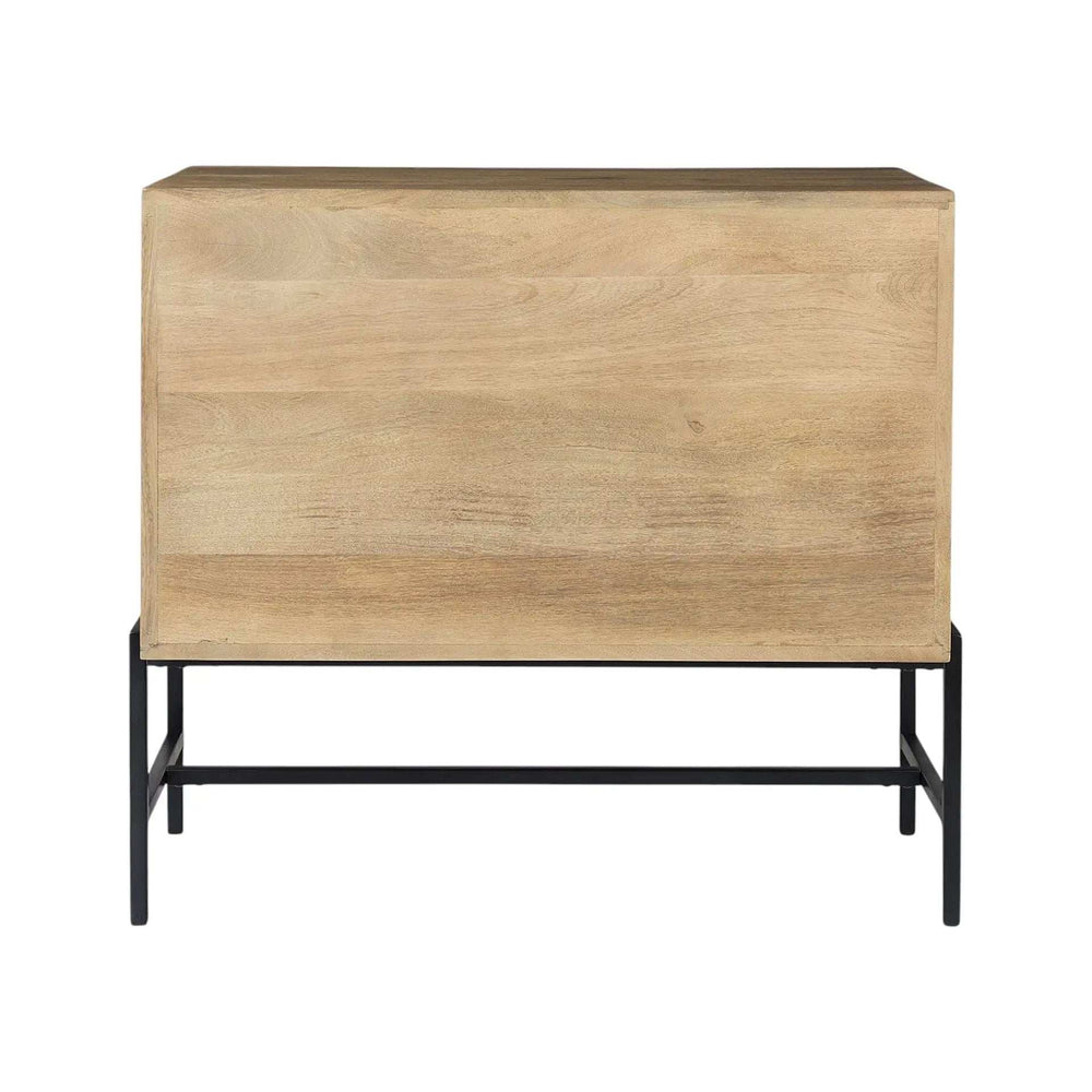 Rustic Honey Brown Two Door Shadowbox Cabinet - Homeroots - Flyclothing LLC