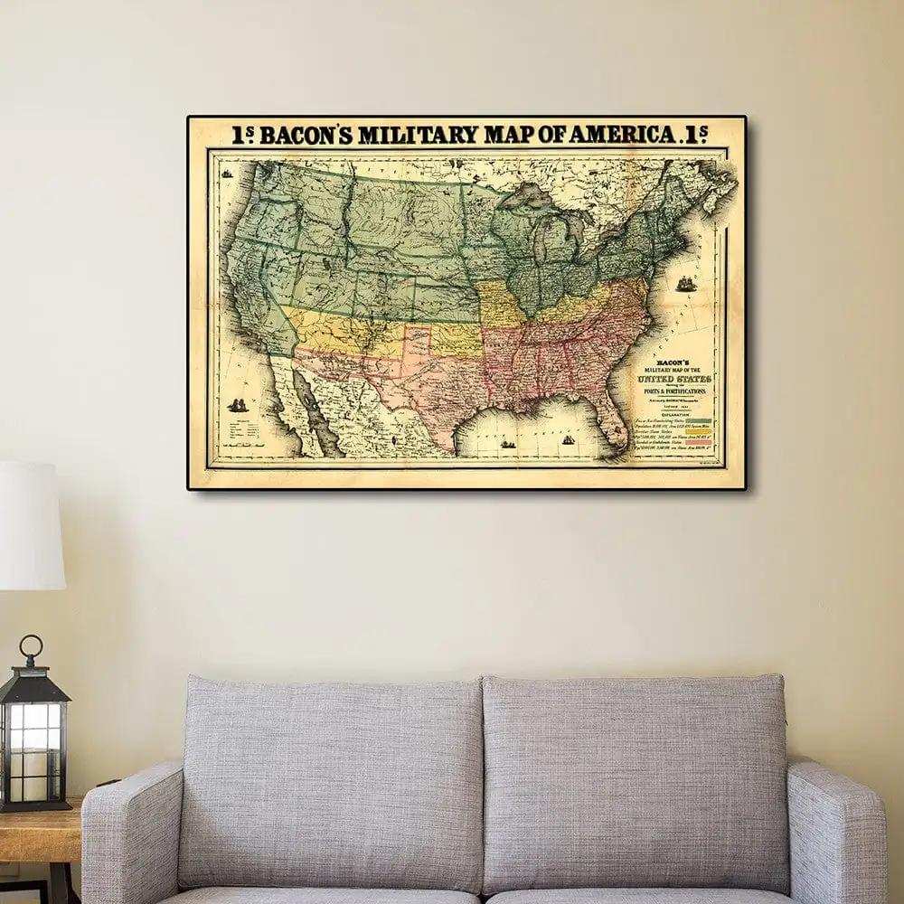Vintage 1933 Map Of Long Island Unframed Print Wall Art - Homeroots - Flyclothing LLC