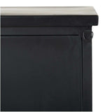 Slender Sleek Black Two Door Glass Cabinet - Homeroots - Flyclothing LLC
