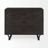 Contemporary Dark Oval Accent Cabinet - Homeroots - Flyclothing LLC
