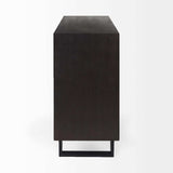 Contemporary Dark Oval Accent Cabinet - Homeroots - Flyclothing LLC