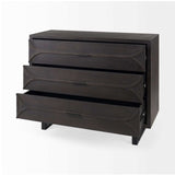 Contemporary Dark Oval Accent Cabinet - Homeroots - Flyclothing LLC