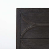 Contemporary Dark Oval Accent Cabinet - Homeroots - Flyclothing LLC