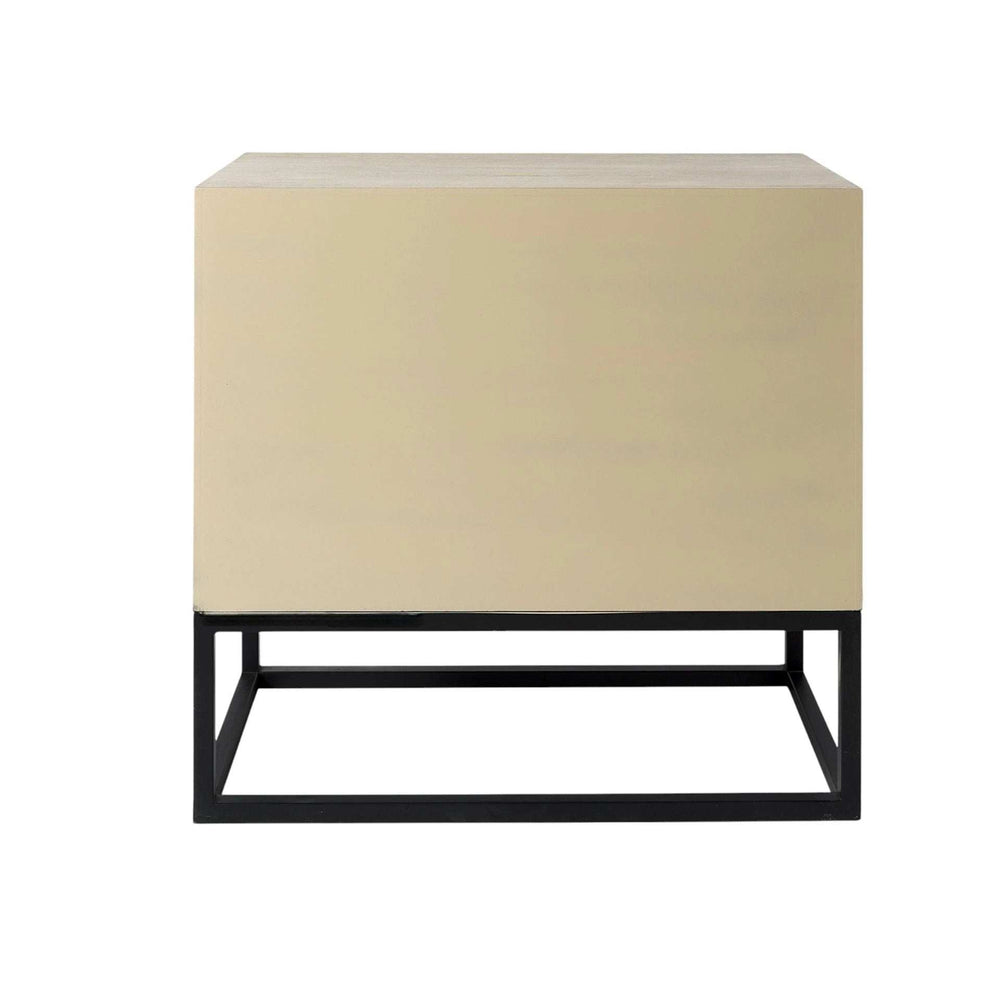 Rustic Modern Light Wash Two Drawer Chest - Homeroots - Flyclothing LLC