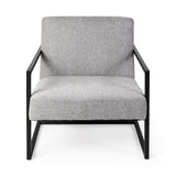 Geo Modern Gray And Black Accent Or Side Chair - Homeroots - Flyclothing LLC