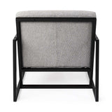 Geo Modern Gray And Black Accent Or Side Chair - Homeroots - Flyclothing LLC