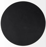 20" Black Iron Round End Table - Homeroots - Flyclothing LLC