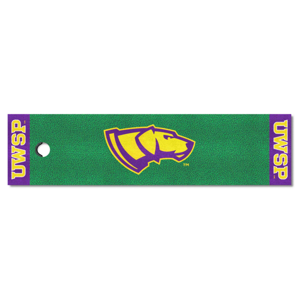 Wisconsin-Stevens Point Pointers Putting Green Mat - 1.5ft. x 6ft. - Wisconsin-Stevens Point - Flyclothing LLC