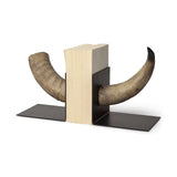 Bull Horn Replica Bookends - Homeroots - Flyclothing LLC