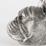 Antiqued Silver Pug Shaped Bookends - Homeroots - Flyclothing LLC