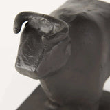 Black Cast Aluminum Bull Bookends - Homeroots - Flyclothing LLC
