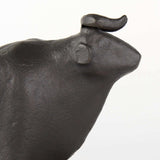 Black Cast Aluminum Bull Bookends - Homeroots - Flyclothing LLC