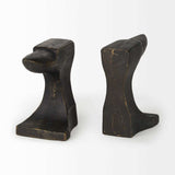 Distressed Black Anvil Bookends - Homeroots - Flyclothing LLC