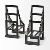 Vintage Look Suspension Bridge Bookends - Homeroots - Flyclothing LLC