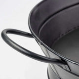 Vintage Black Metal Storage Basket - Homeroots - Flyclothing LLC